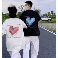 Tổng Hợp Áo Thun Cặp Đôi Nam Nữ Form Rộng Local Brand unisex, Áo Phông Cặp Bạn Thân Vải Cotton Kunshop