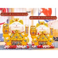 (TỔNG HỢP - GIÁ CẠNH TRANH) Mèo thần tài may mắn vẫy tay Chiêu tài, chiêu lộc (32cm-13inch)