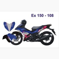 Tổng Hợp Mẫu Tem Trùm Exciter 150 Xanh Xám