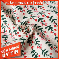 [TỔNG HỢP] Rèm Khoen lỗ vải bố mộc- vải Canvas rèm vintage trang trí cửa sổ không cần khoan tường hoa văn Y858SA