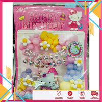 Tổng hợp set bóng trang trí sinh nhật cho bé trai bé gái, set bong bóng bay happy birthday