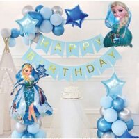 Tổng hợp set bóng trang trí sinh nhật cho bé trai bé gái, set bong bóng bay happy birthday