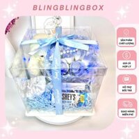 Tổng hợp set quà gấu bông hoa hồng sáp cao cấp Bling Teddy Box - hộp quà trong suốt sang trọng, ý nghĩa