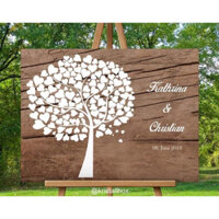 Tổng hợp Tranh gỗ  ký tên tiệc cưới, Tranh gỗ nhiều mẫu