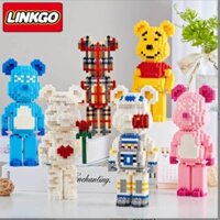 Tổng hợp Xếp Hình lego  gấu giá rẻ , 33cm 35cm 38 47cm 55cm , gia tộc gấu , mô hình bearbrick cỡ lớn giá rẻ
