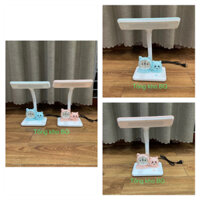 [Tổng kho BG] Đèn bàn học Led 3 màu tích hợp đồng hồ tiện dụng