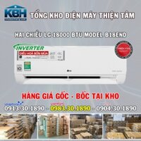 Tổng kho điều hòa LG 2 chiều Inverter 1800BTU B18END