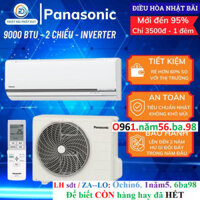 Tổng kho Điều hòa Panasonic 9000btu Cs-225 bãi Nhật 2 chiều inverter nội địa Nhật Bãi Phát Đạt bảo hành 1 năm