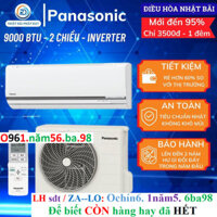 Tổng kho Điều hòa Panasonic 9000btu Cs-225 bãi Nhật 2 chiều inverter nội địa Nhật Bãi Phát Đạt bảo hành 1 năm