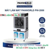 Tổng kho  Máy Làm Mát Không Khí, Quạt Điều Hoà Bằng Hơi Nước Panworld PW 2058, PW 2011 Bình Chứa Lớn BH 2 Năm