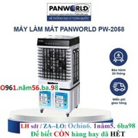 Tổng kho  Máy Làm Mát Không Khí, Quạt Điều Hoà Bằng Hơi Nước Panworld PW 2058, PW 2011 Bình Chứa Lớn BH 2 Năm