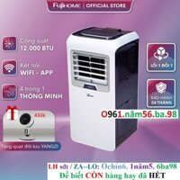 Tổng kho Máy lạnh di động 12000 BTU phòng 15-40m2 nhập khẩu FUJIE, điều hoà di động mini làm lạnh, hút ẩm, lọc không khí