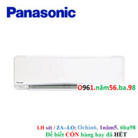 Tổng kho Máy lạnh Panasonic CU/CS-XPU9XKH-8 Inverter 1 HP (9000 BTU) - Bảo hành 12 tháng