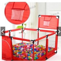 [Tổng kho] Nhà bóng, quây bóng cho bé hình vuông khung inox có tặng kèm 10-15 bóng