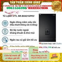 Tổng kho  Tủ Lạnh 2 Cánh Panasonic 377 lít NR-BX421GPKV ngăn đá dưới - Lấy nước ngoài
