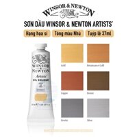 Tông nhũ màu sơn dầu hạng họa sĩ Winsor & Newton - tuýp 37ml