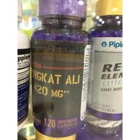 Tongkat Ali 420mg Pipingrock 120 viên