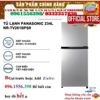 tongkho cam kết chính hãng Tủ lạnh Panasonic Diệt Khuẩn 234L NR-TV261BPS9