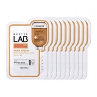 Tonymoly Master Lab Mask Sheet Snail Mucin 10ea x 19ml - Тканевая маска для лица 10шт х 19мл