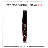 Tonymoly Official Delight Toni Tint 8.3ml RED Son dưỡng ẩm lâu trôi | Xả tự nhiên | Son Tint môi Hàn Quốc tốt nhất