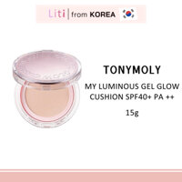 [TONYMOLY] Phấn nước bóng lì My Luminous Gel Glow Cushion SPF40+ PA ++(15g)