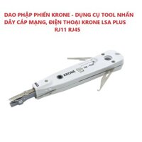 Tool nhấn mạng Krone, Dao phập phiến Krone LSA Plus, Dụng cụ nhấn cáp cài dây phiến Krone RJ11 RJ45