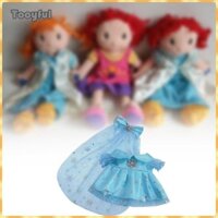 Tooyful 38cm Mặt Dây Chuyền Búp Bê Quần Áo Búp Bê Thời Trang Váy Búp Bê Cho Tuổi 5 6 7 8 9 10 Đảng