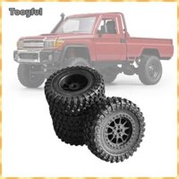 Tooyful 4x 1 / 12 RC Lốp Xe Thay Thế Cung Cấp Cao Su DIY Lắp Ráp Sửa Đổi Nâng Cấp