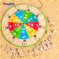 Tooyful 99 Công cụ học tập bàn xoay nhân đôi cho trẻ em