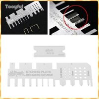 Tooyful Khắc Tấm Ống Đồng Uốn Đúc Gấp Loại Áp Lực Thước Phụ Trợ