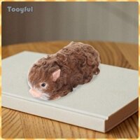 Tooyful Silicone Pig Doll Reborn Piggy Doll Sống Động Như Thật Tóc Xoăn Động Vật Dễ Thương Đồ Chơi Búp Bê Cho Sưu Tập Ảnh Đạo Cụ Trang Trí Đảng