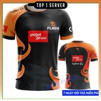 [Top 1 Server] Áo Team Flash - Áo Thi Đấu Team Flash
