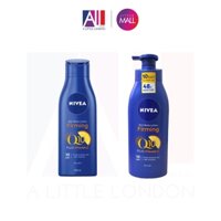 [TOP 1 SHOPEE] Dưỡng thể trắng da mờ thâm nám da khô Nivea Rich Body Lotion Firming Q10 + Vitamin C Dry Skin (Bill Anh)