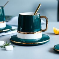 Top 20 Mẫu Cốc Cà Phê Sứ Bắc Âu Tặng Muỗng Kèm Hộp Quà Sang Trọng