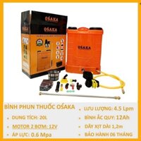 TÓP BÁN CHẠY  Bình xịt điện phun thuốc trừ sâu/ Osaka 20 lít [20L-A - Bơm đôi] .