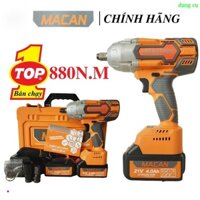 TÓP BÁN CHẠY Máy Siết Bulong ô tô MACAN 21 Lực Siết Khủng 880Nm động cơ không chổi than DC