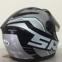 [Top bán chạy] MŨ ( NÓN) PHƯỢT FULLFACE ASIA MT136 LOGO BẠC LỚN