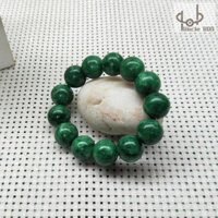 Top GradeWholesale đơn Myanmar dây chuyền vòng tay lạnh nữ thạch anh và ngọc lục bảo xanh khô nam tình nhân xanh ngọc bích vòng tay ngọc bích cho