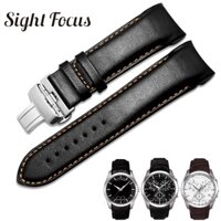 Top Grain Calfskin Leather Men Watchband 1853 for Tissot T035 Watch Strap T035410A 407A T035617 T035627 Couturier 22 23 24mm Watch Bands Belt Bracelet