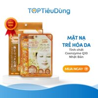 |TOP| Mặt Nạ Dưỡng Da Chứa Tinh Chất Coenzyme Q10 Essence Mask Nhật Bản (Hộp 5 miếng) - TOP Tiêu Dùng