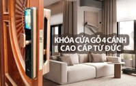 TOP Mẫu Khóa Cửa Gỗ 4 Cánh Bosch Cao Cấp (Face ID, Vân Tay)