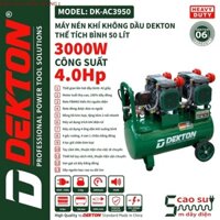 TOP Máy Nén Khí 4HP/50L Dekton Khong Dầu / DK-AC3950 / 42 Giây Đầy Bình/50L điện máy miền trung