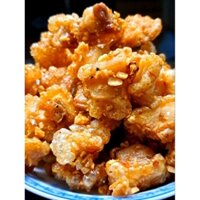 Tóp mỡ có da sốt tỏi ớt giòn thơm