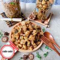 Tóp mỡ rim mắm tỏi ớt, đồ ăn vặt ngon - Hàng sẵn giao luôn - CALOCALO 280g