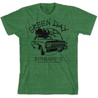 Top teeGreen Day Metal Band Áo thun nam tay ngắn Cotton Tee cổ tròn Áo thường ngày;