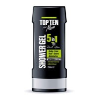 Top Ten For Men Sữa Tắm Top Ten For Men Shower Gel 5in1 Body Face Hair Shave Moisturize Gội Tắm Cạo Râu Rửa Mặt250ml