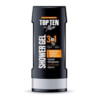 Top Ten For Men Sữa Tắm Top Ten For Men 3in1 Shower Gel & Shampoo & Shaving Gel Dạng Gel Gội, Tắm & Cạo Râu 250ml