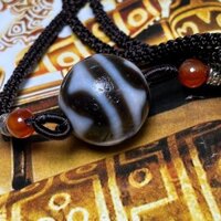 Top Từ Trường Cao Chất Liệu Cũ Bột Dầu Cao Dalo Hổ Răng Dzi Hạt Ba Mắt Dzi Hạt Dzi Hạt Mặt Trời Trăng Ngôi Sao Dzi Hạt Xương Đòn Vòng Cổ Bút DIY