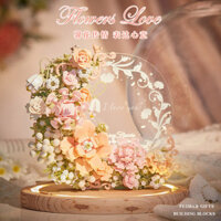 Top12 - Tương thích với khối lắp ráp hoa hồng Lego Carnation Eternal Flower, mua hàng từ công ty, quà sinh nhật cho bé trai và bé gái