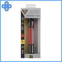 Topeak Minirocket Iglow bơm mini cầm tay 2 trong 1 kết hợp đèn cảnh báo cho van gạo